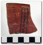 AZC 196 - Black-on-Red Variant C-1 - Bowl